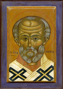 Portrait traditionnel de Saint Nicolas